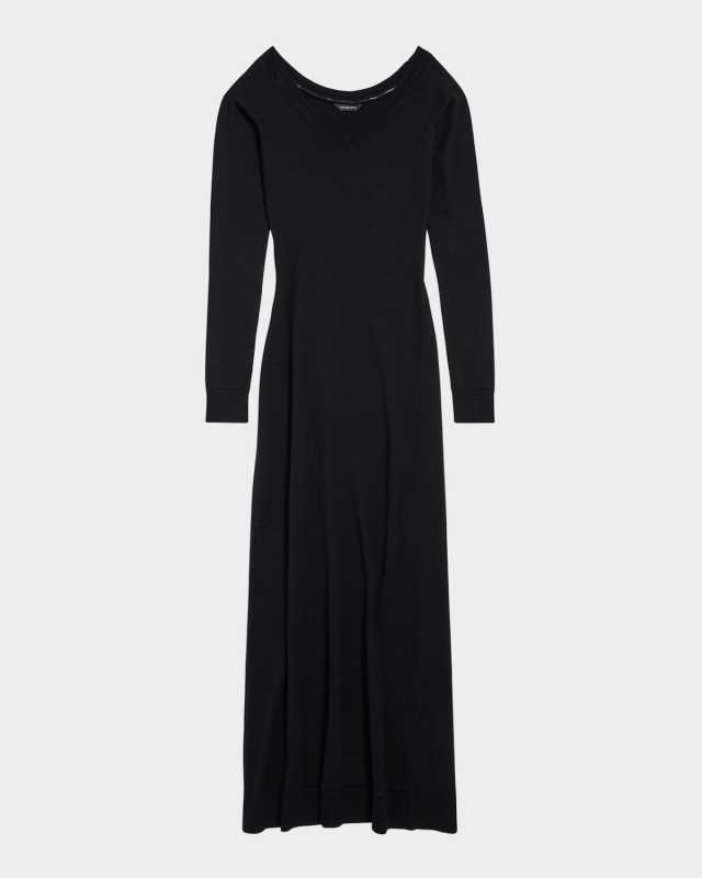 Off Shoulder V Neck Dress